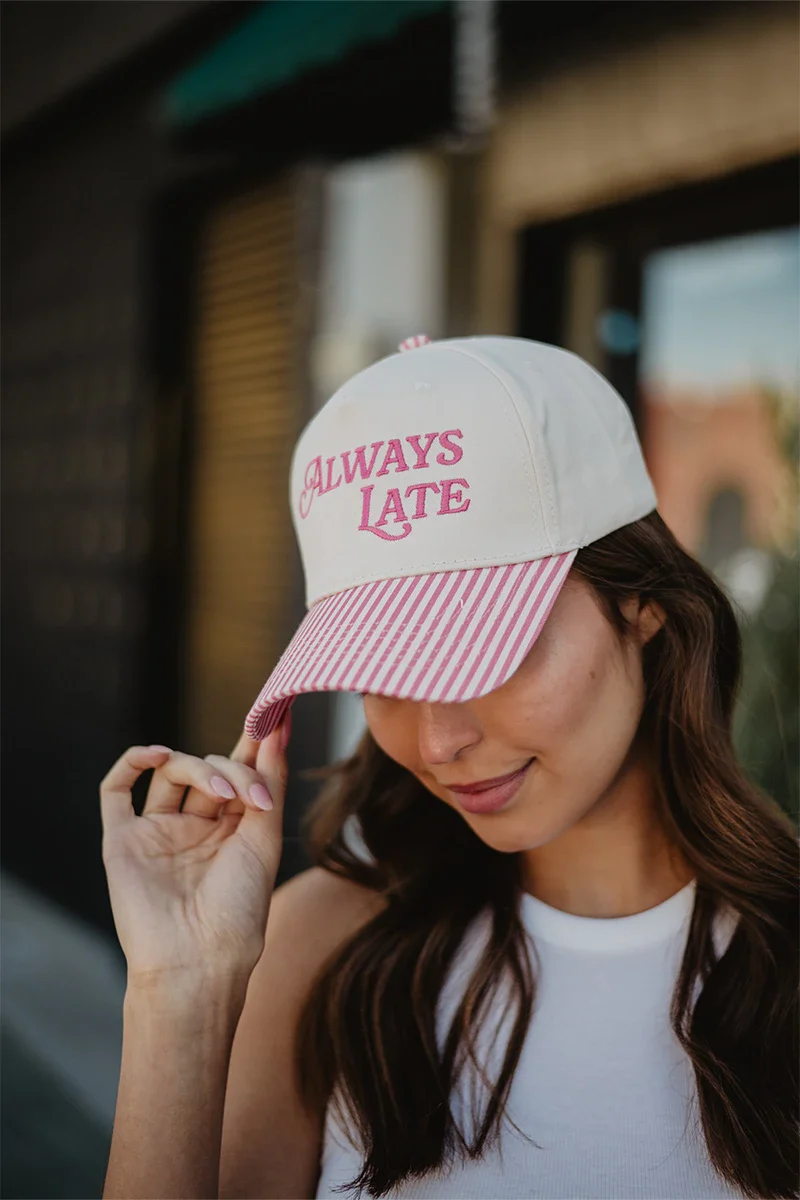 Always Late Vintage Trucker Hats for Women - Image 2