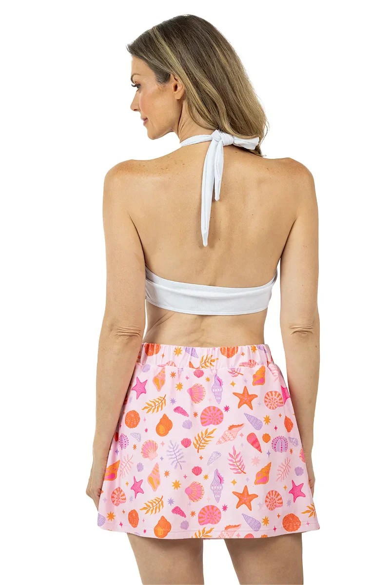 Beach Seashells Cover Up Skirt - Image 5