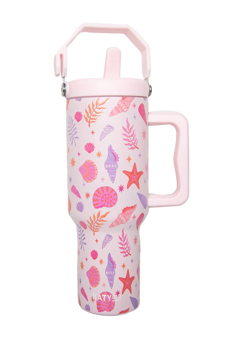 Beach Seashells Stainless Steel Tumbler - Image 3