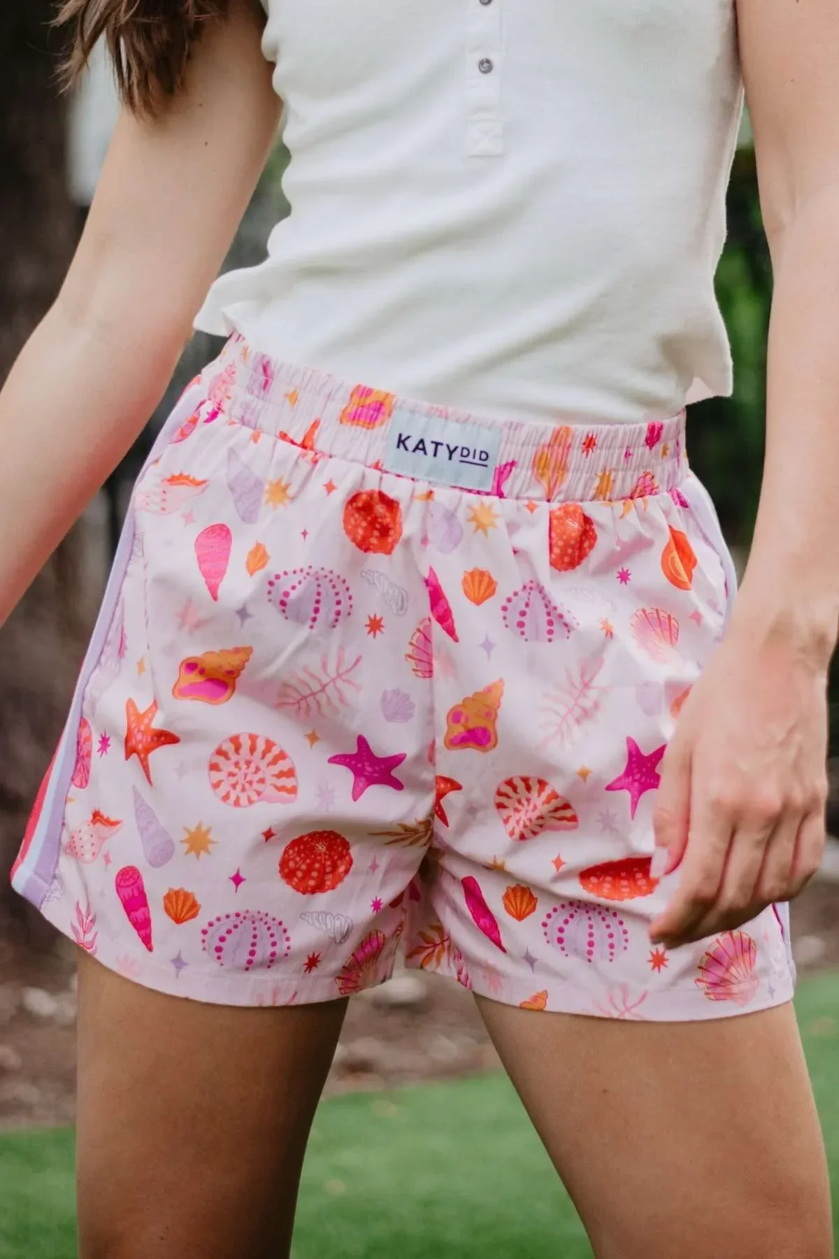 Beach Seashells Women's Boxer Shorts - Image 4