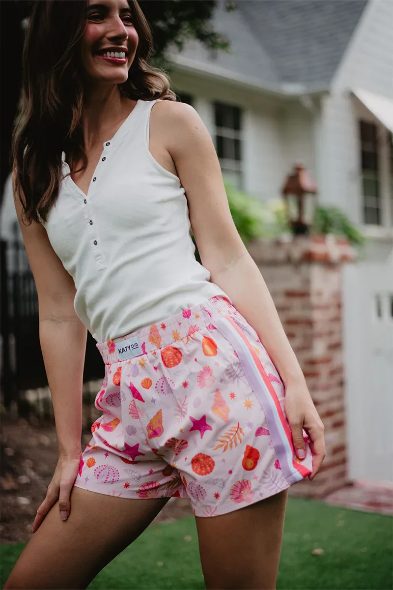 Beach Seashells Women's Boxer Shorts - Image 5