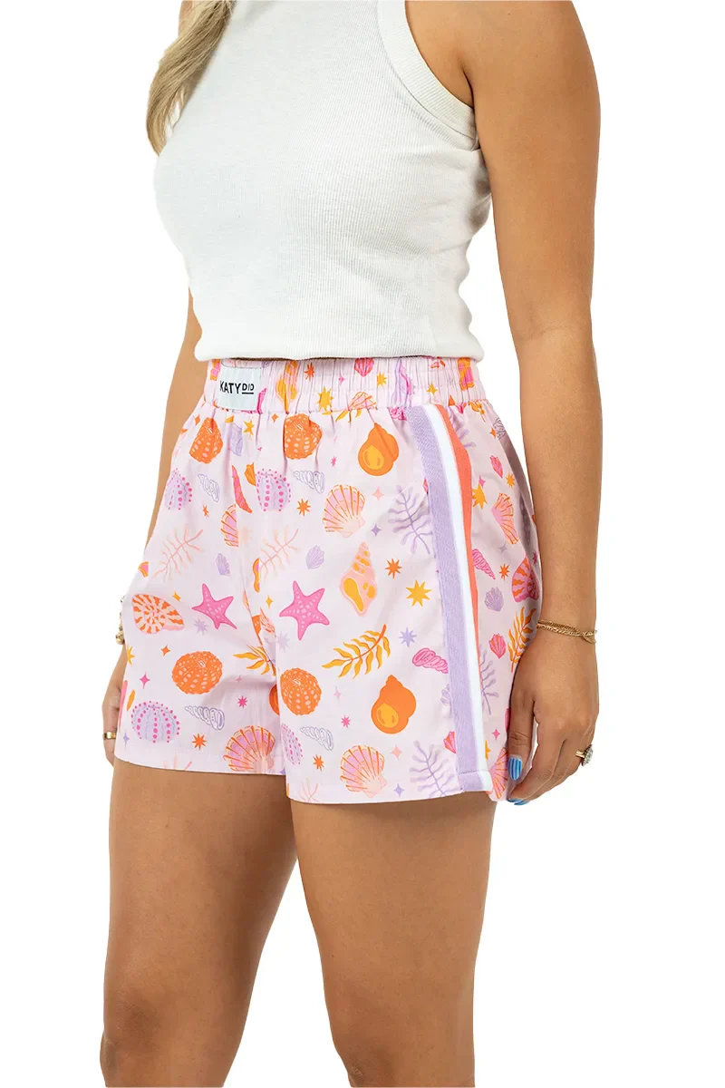 Beach Seashells Women's Boxer Shorts - Image 6