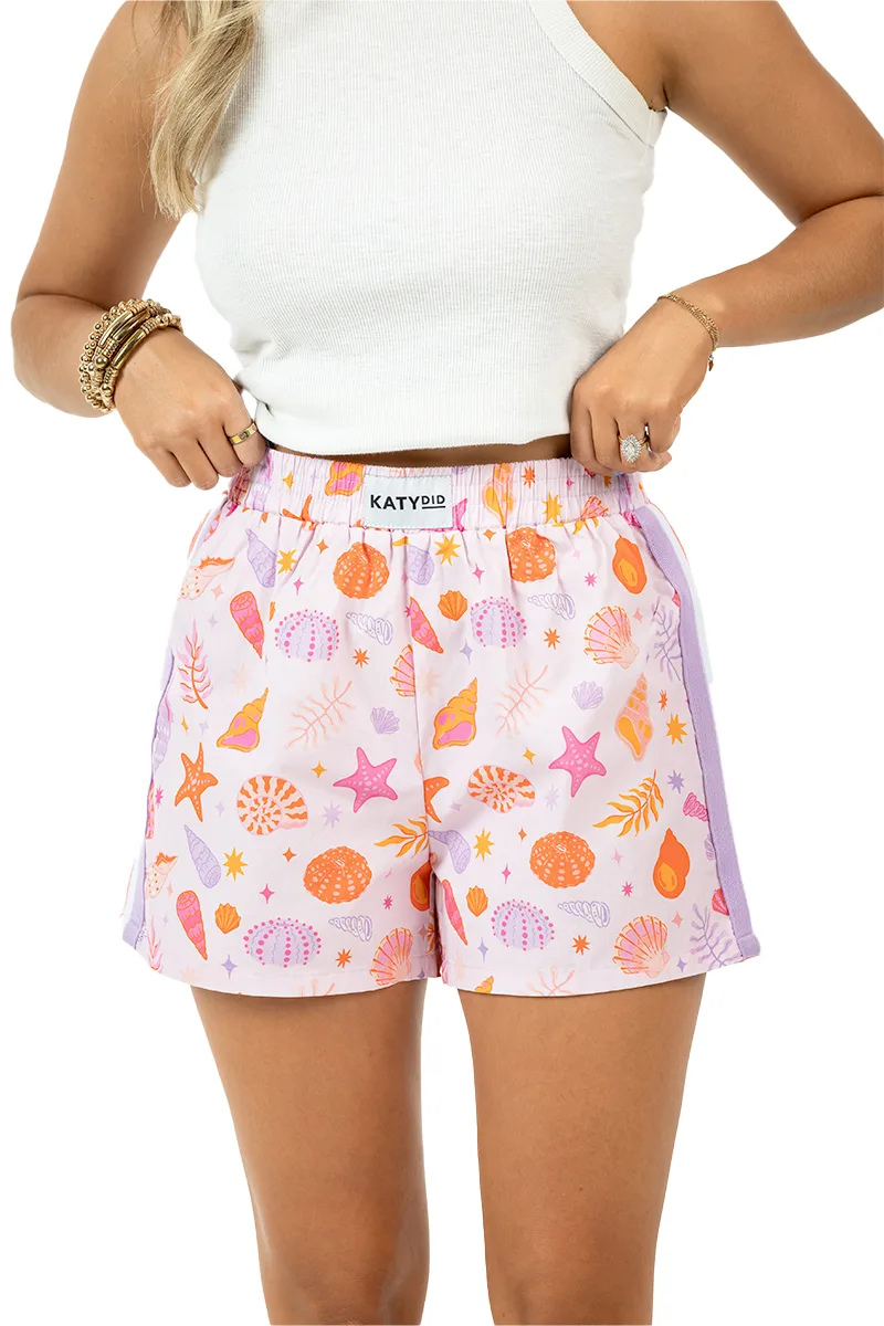 Beach Seashells Women's Boxer Shorts - Image 7