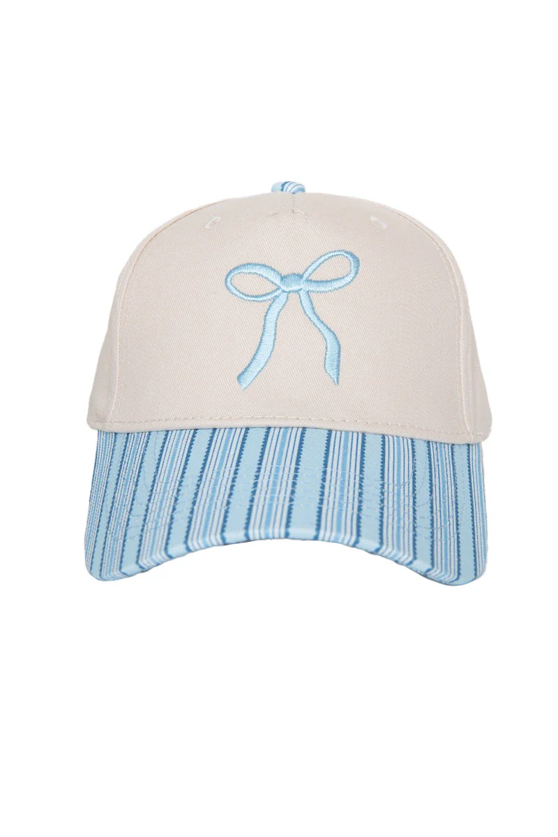 Coquette Bow Vintage Two-Toned Hat - Image 14
