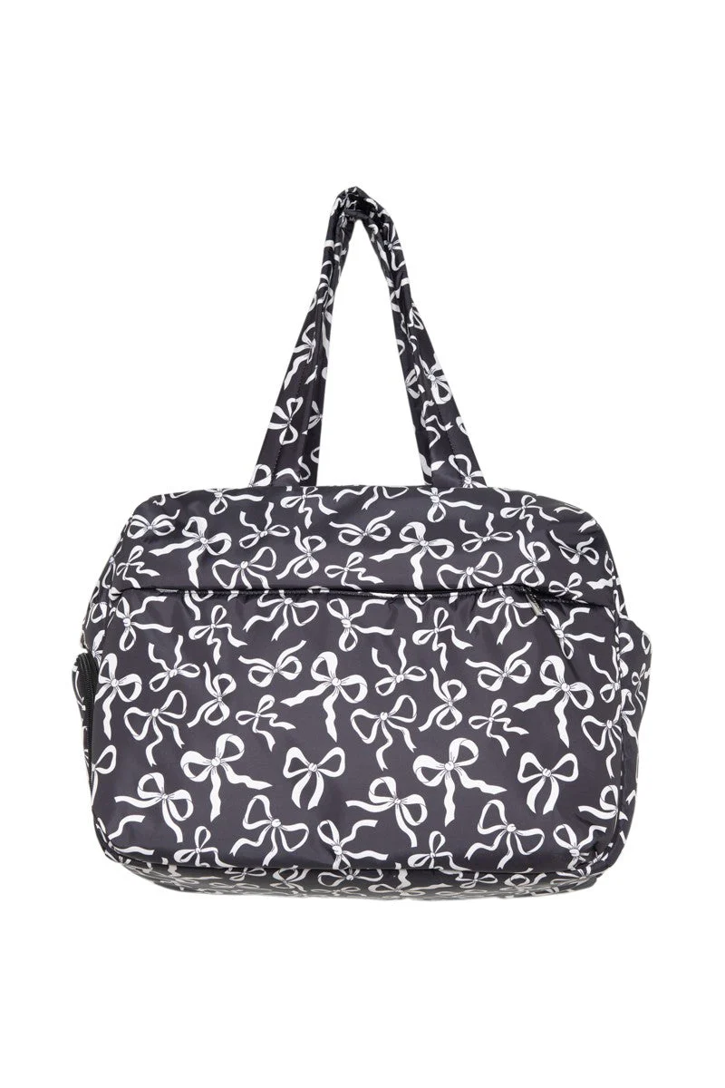 Black & White Bows Women's Weekender Bag - Image 3