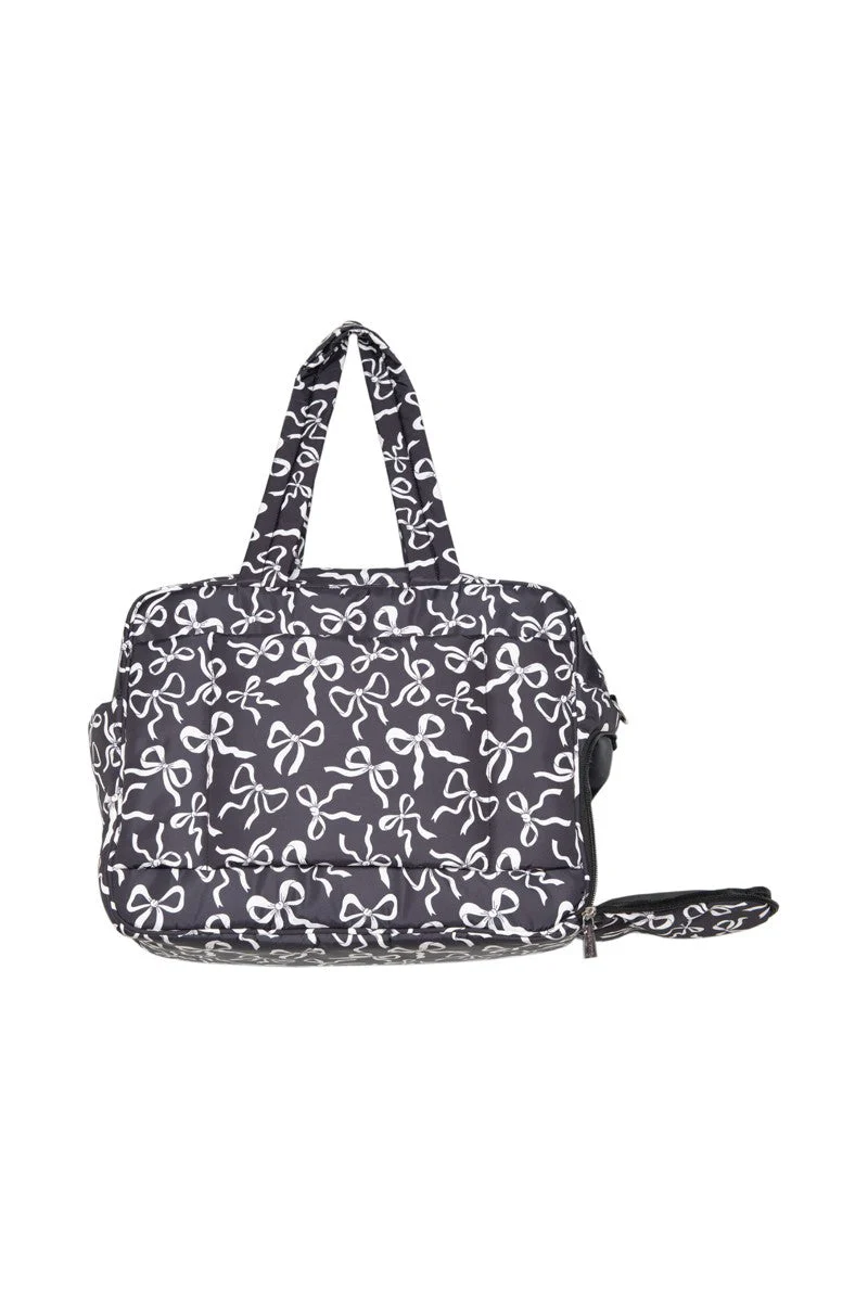 Black & White Bows Women's Weekender Bag - Image 4