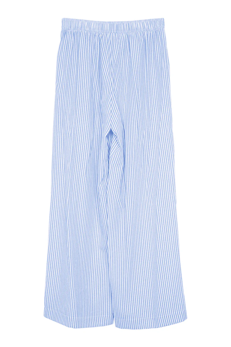 Blue Striped Women's Boxer Pants - Image 5