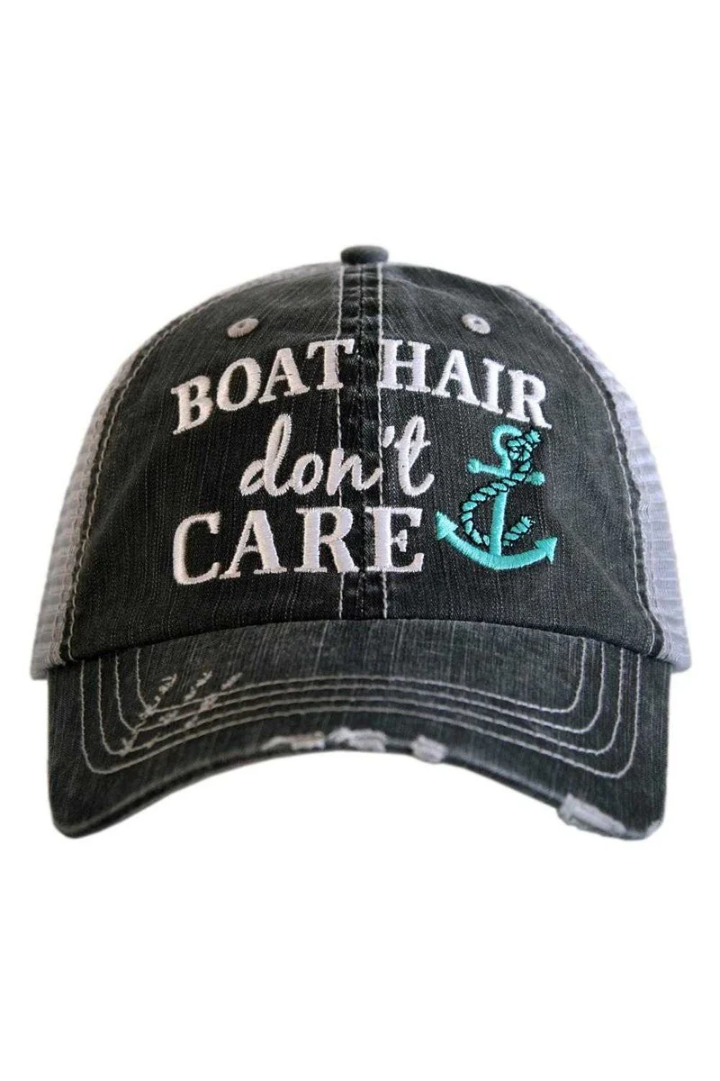 Boat Hair Don't Care Women's Trucker Hat - Image 3