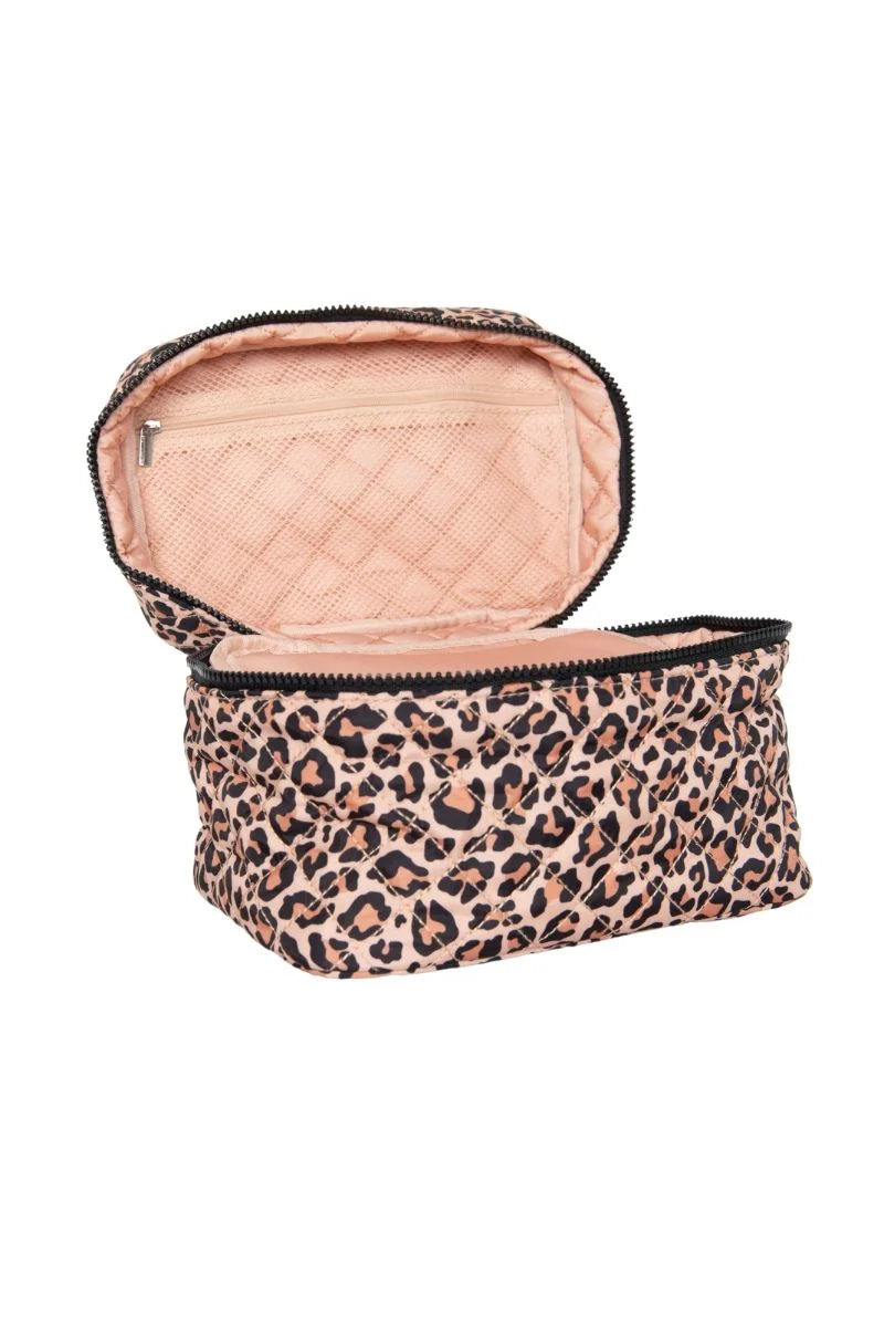 Brown Leopard Makeup Bag Travel - Image 3