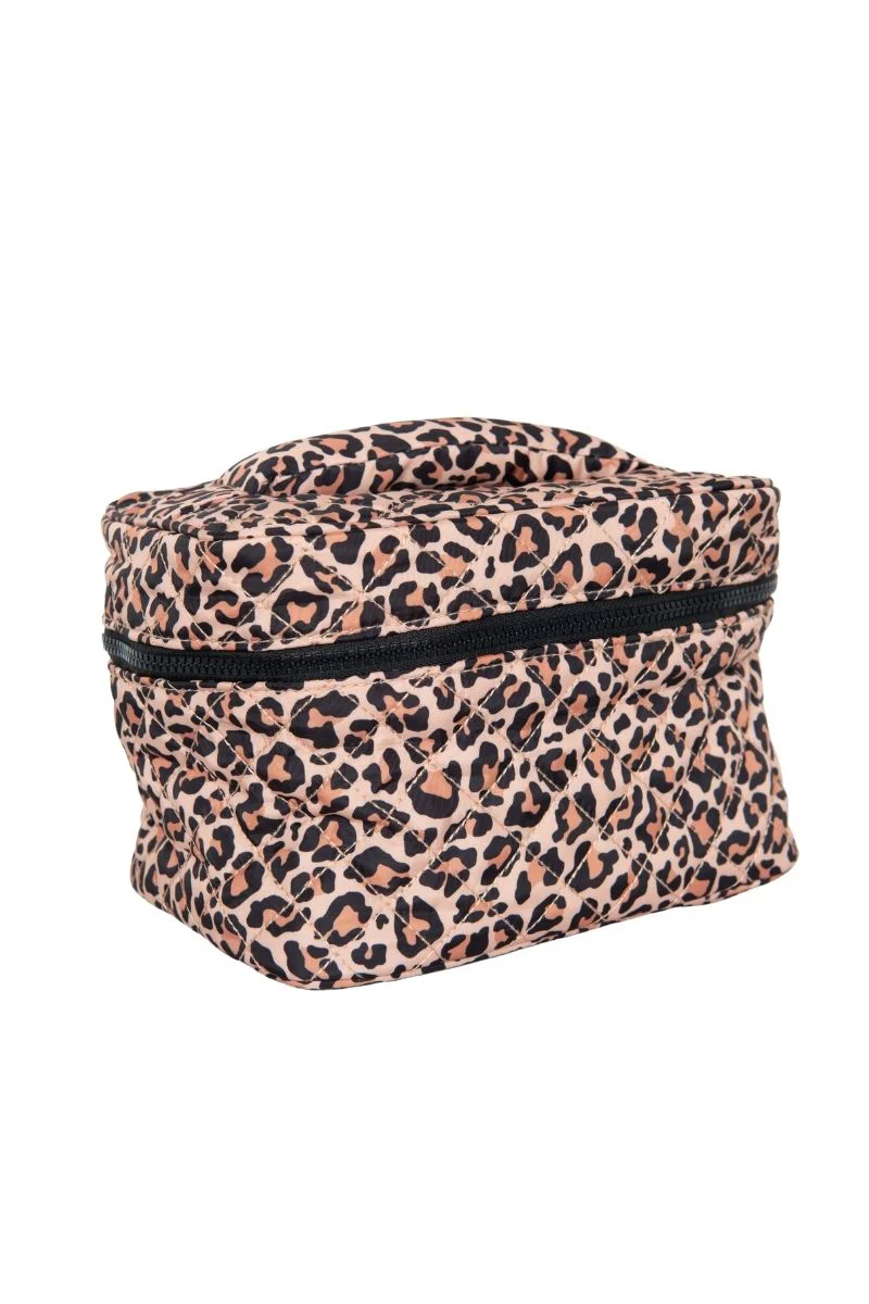 Brown Leopard Makeup Bag Travel - Image 4