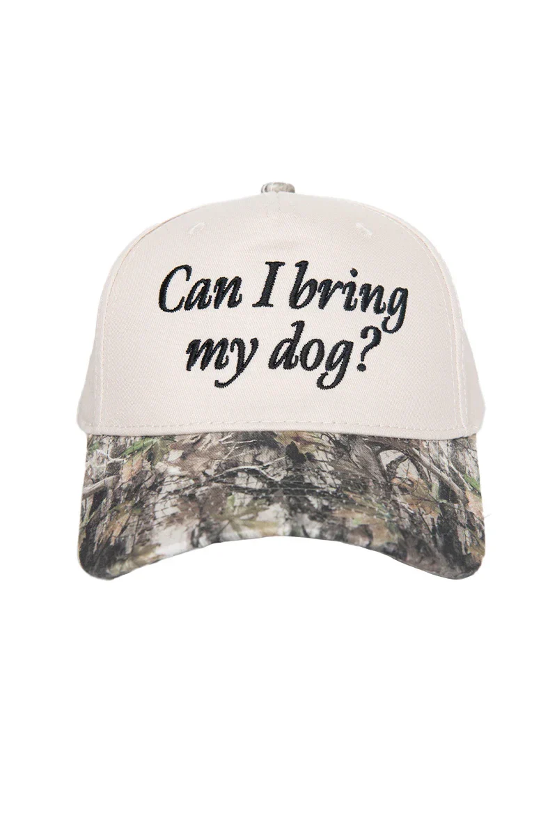 Can I Bring My Dog? Vintage Trucker Cap - Image 6