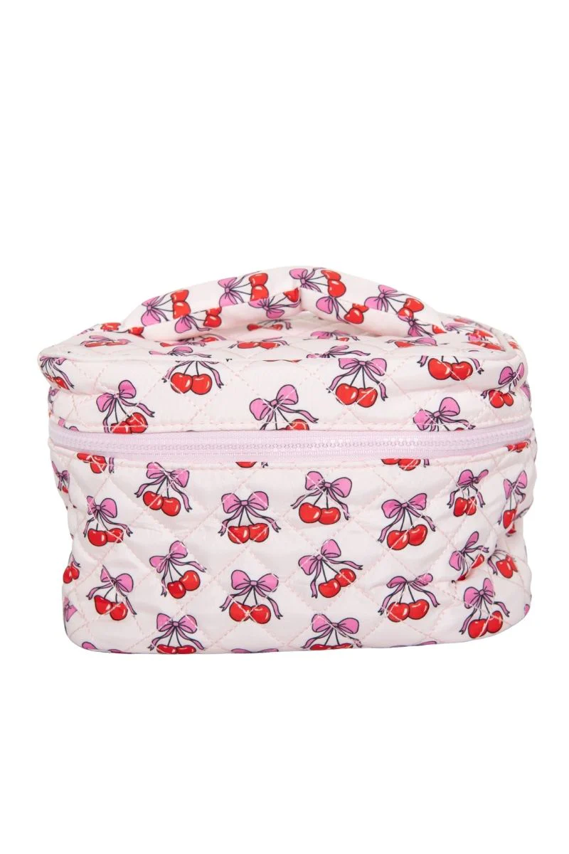 Cherry Bows Cosmetic Bag for Makeup - Image 6