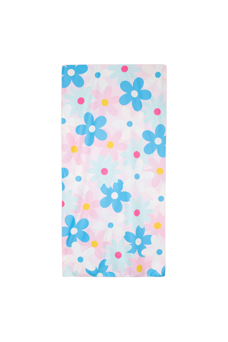 Cool Flowers Reversible Microfiber Towel - Image 5