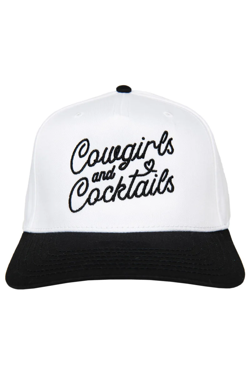 Cowgirls and Cocktails Two-Toned Vintage Hat - Image 3