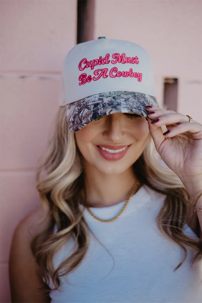 Cupid Must Be A Cowboy Trucker Cap - Image 3