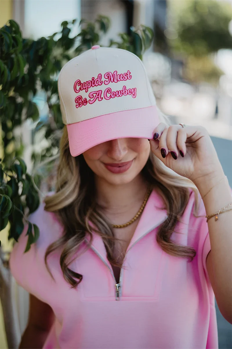 Cupid Must Be A Cowboy Trucker Cap - Image 5
