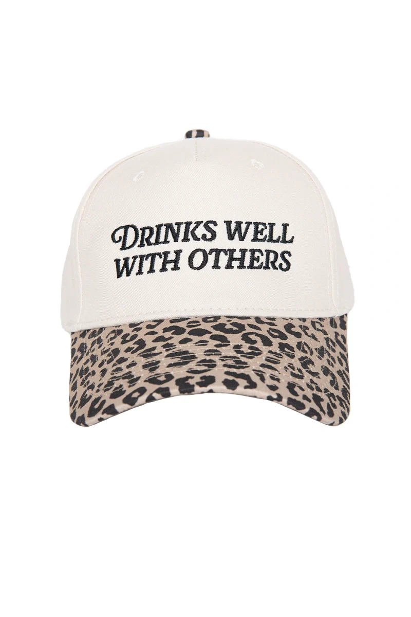 Drinks Well With Others Two-Toned Vintage Hat - Image 8