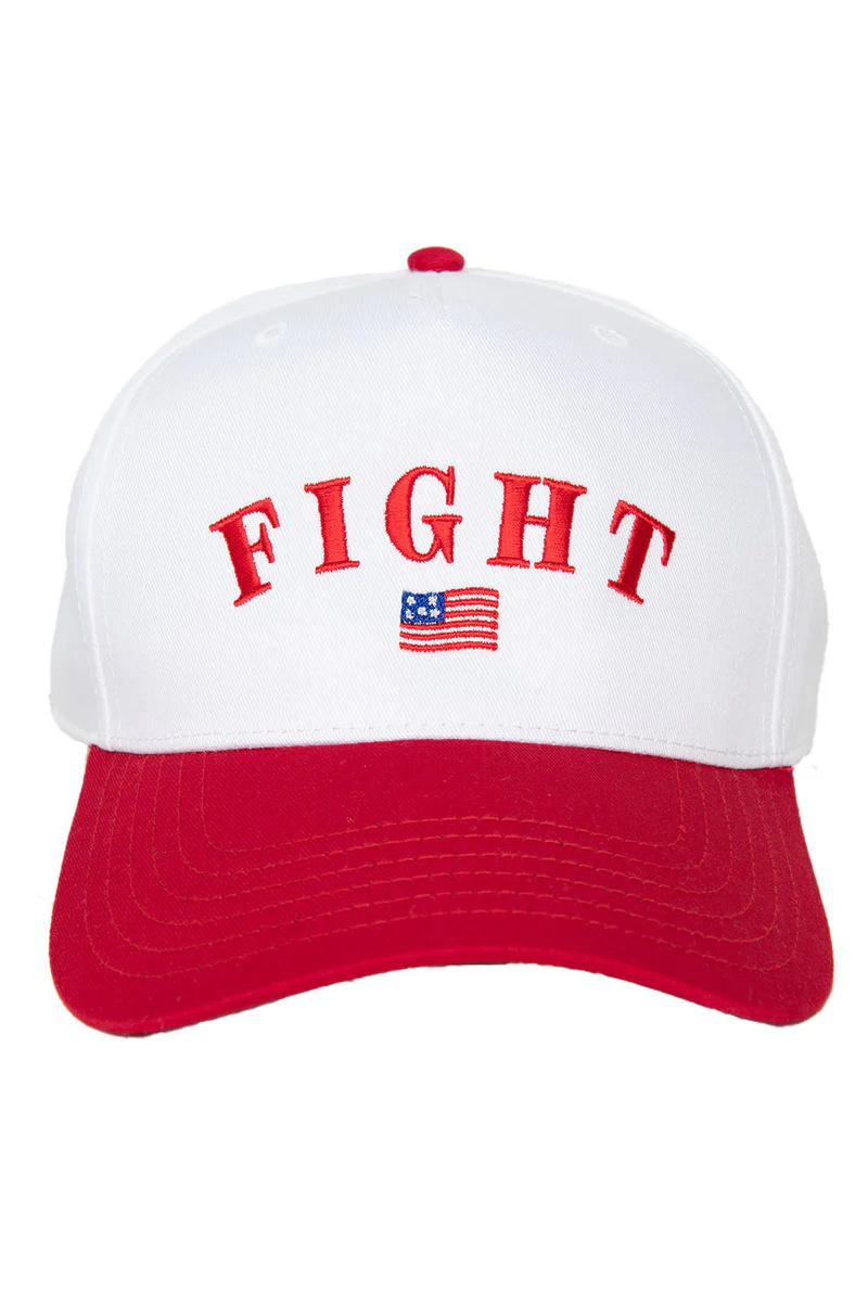 FIGHT Flag Two-Toned Hat - Image 3