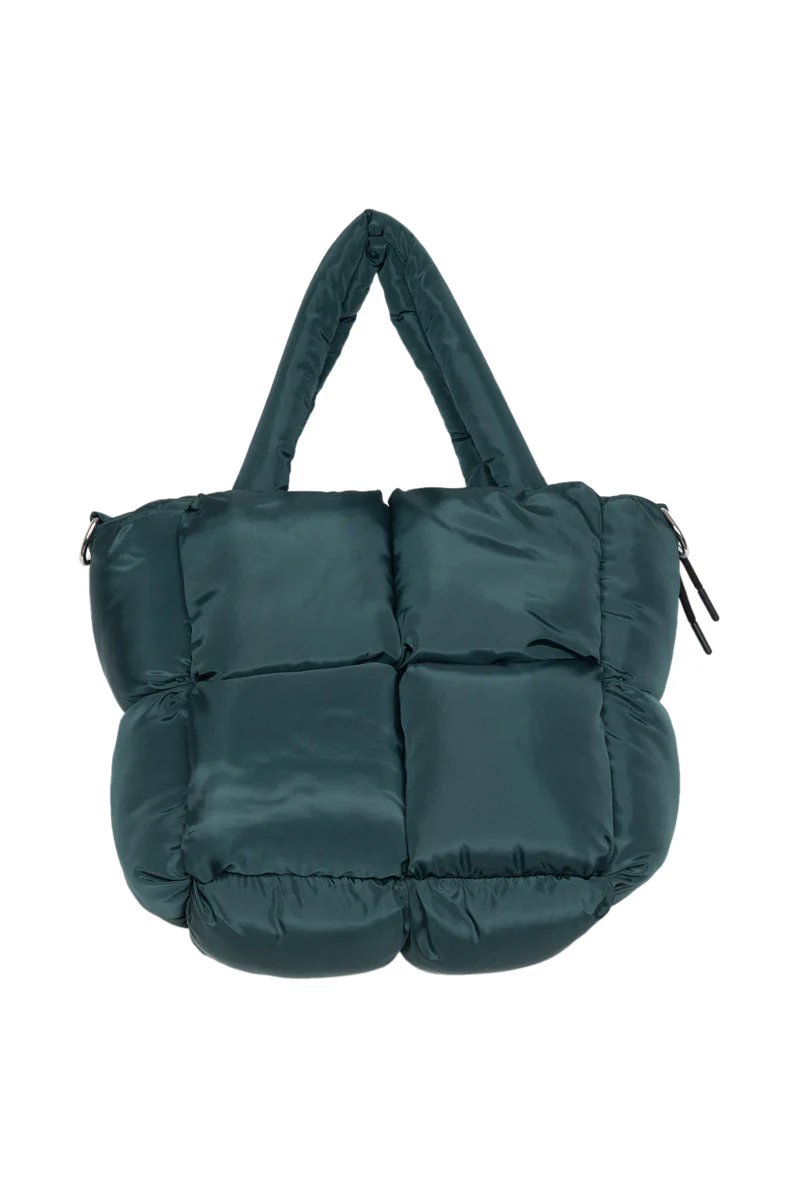 Forest Green Women's Mini Puffer Tote - Image 3