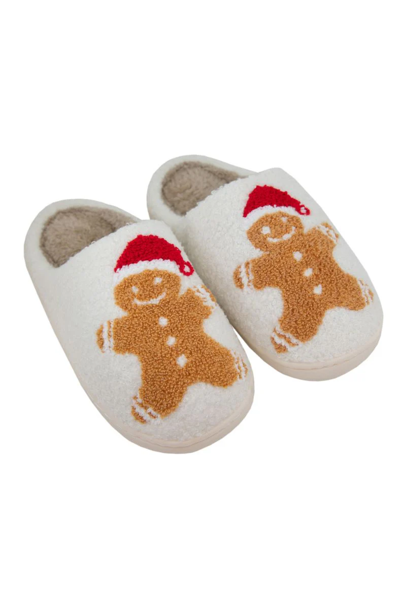Gingerbread Man Women's Slippers - Image 3