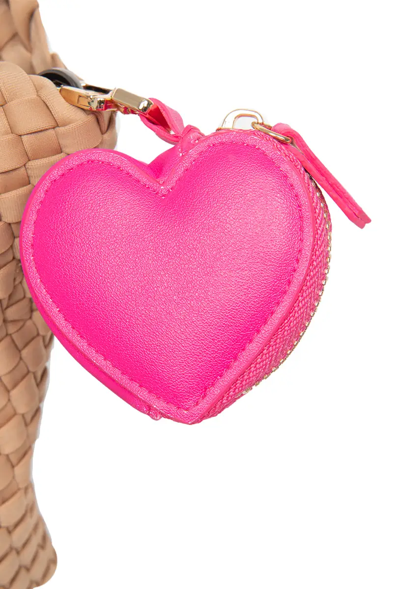 Heart Coin Purse Keychain - Image 2