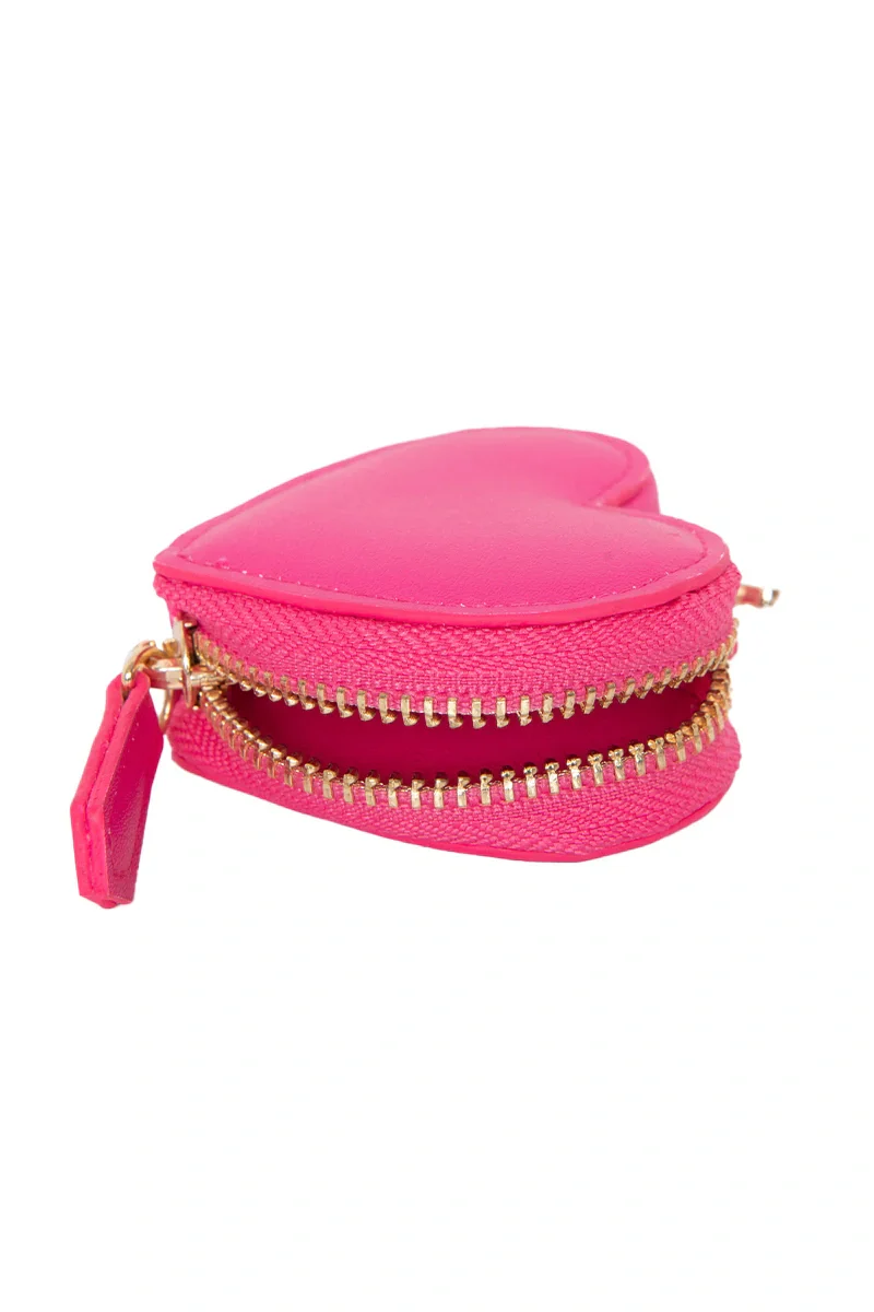 Heart Coin Purse Keychain - Image 3
