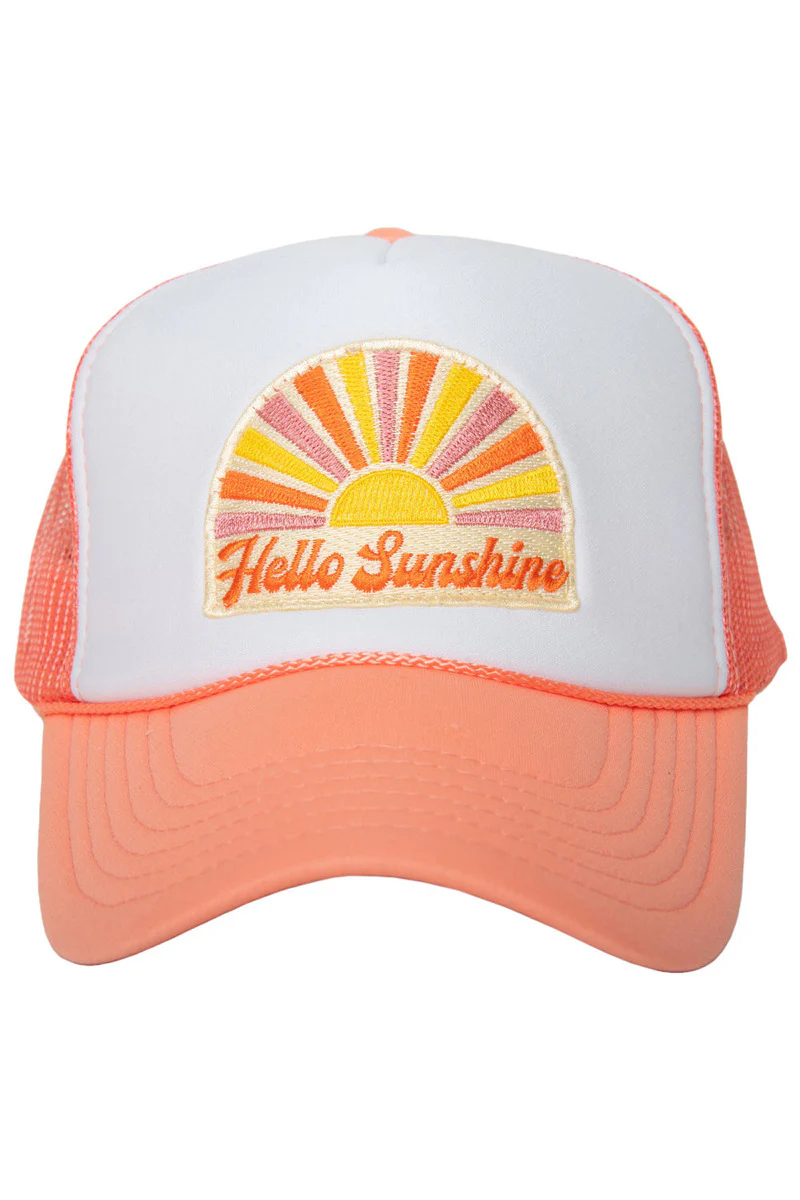 Hello Sunshine Trucker Hat (White Foam) - Image 4