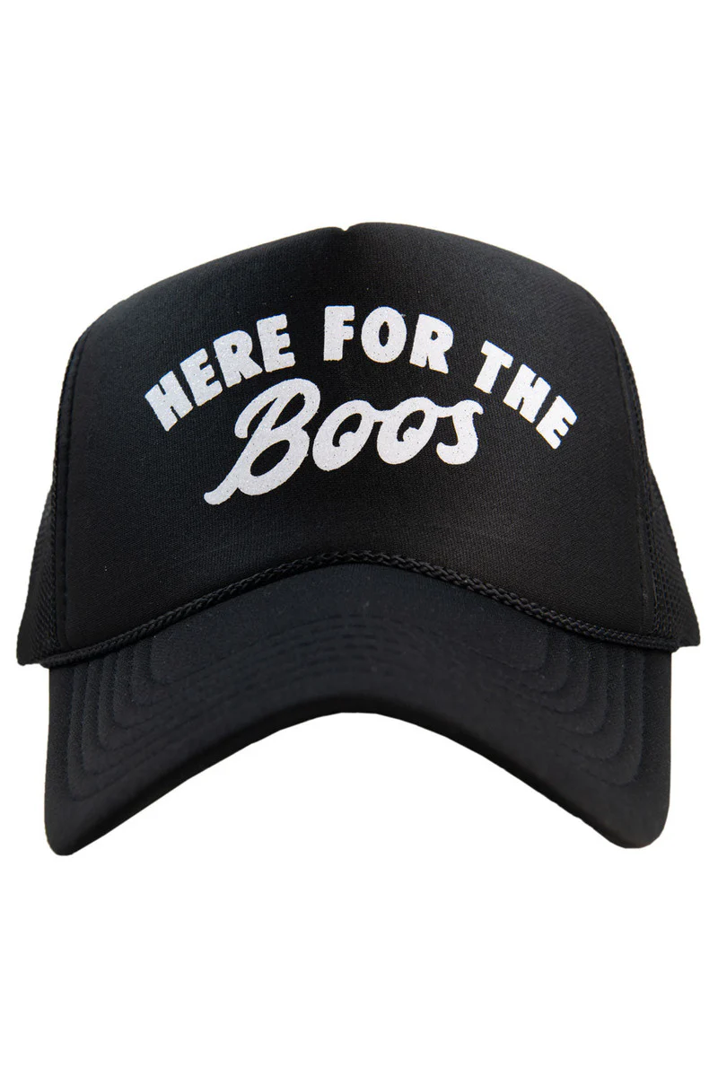 Here for the Boos Women's Foam Trucker Hat - Image 4