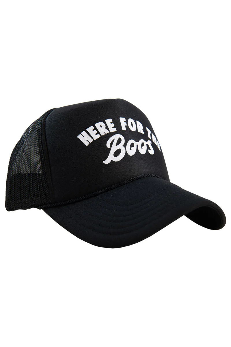 Here for the Boos Women's Foam Trucker Hat - Image 5