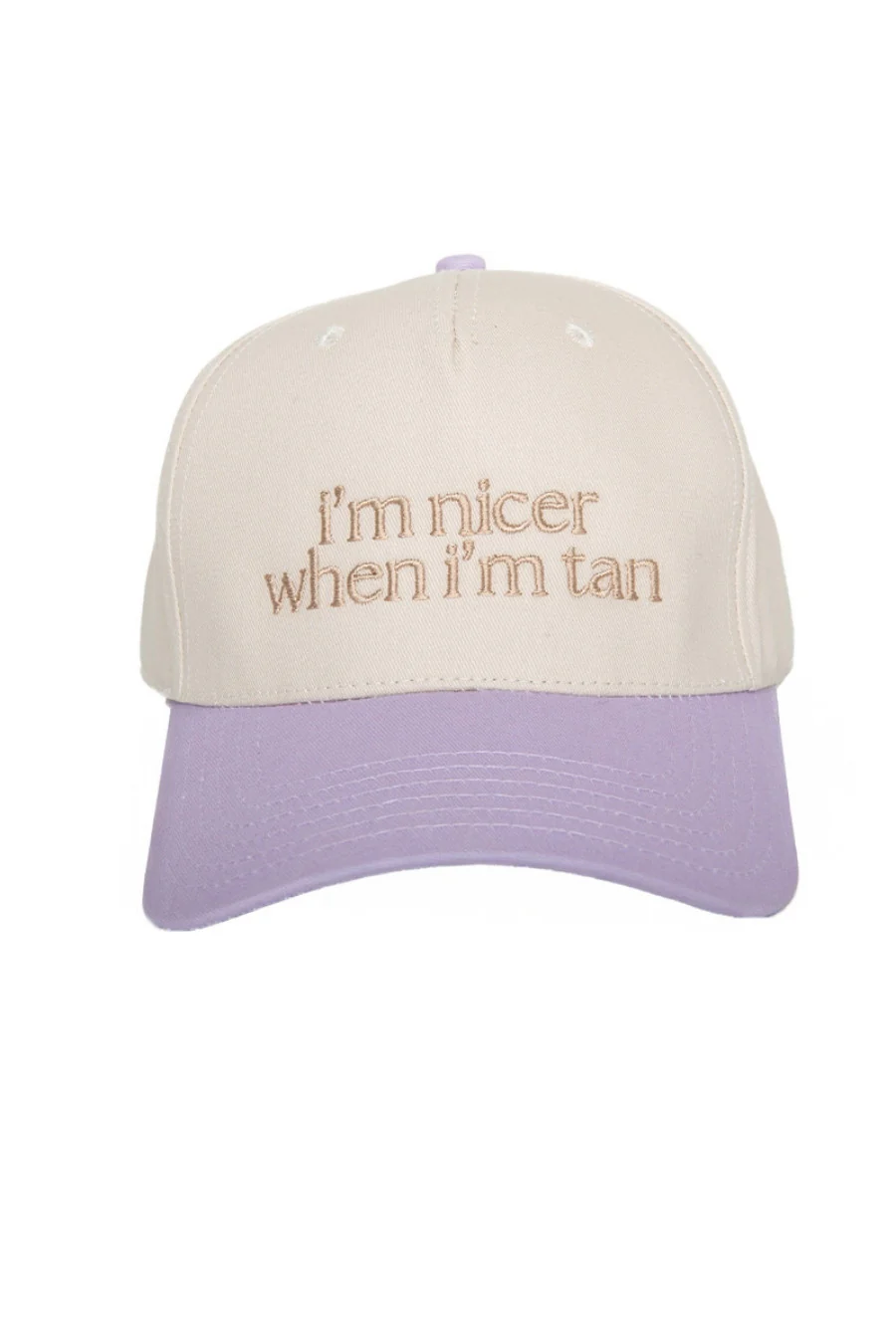 I'm Nicer When I'm Tan Funny Two-Toned Vintage Hats - Image 17