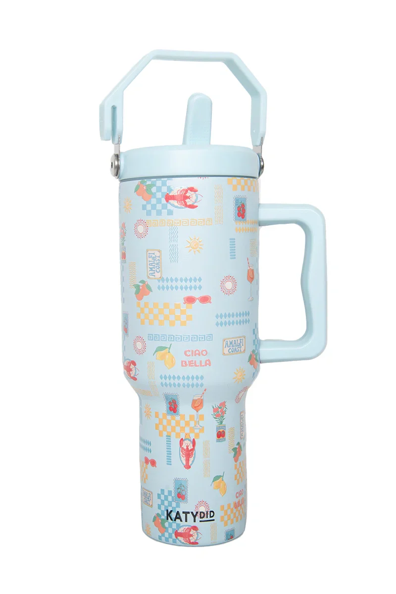 Italian Summer Stainless Steel Tumbler - Image 2