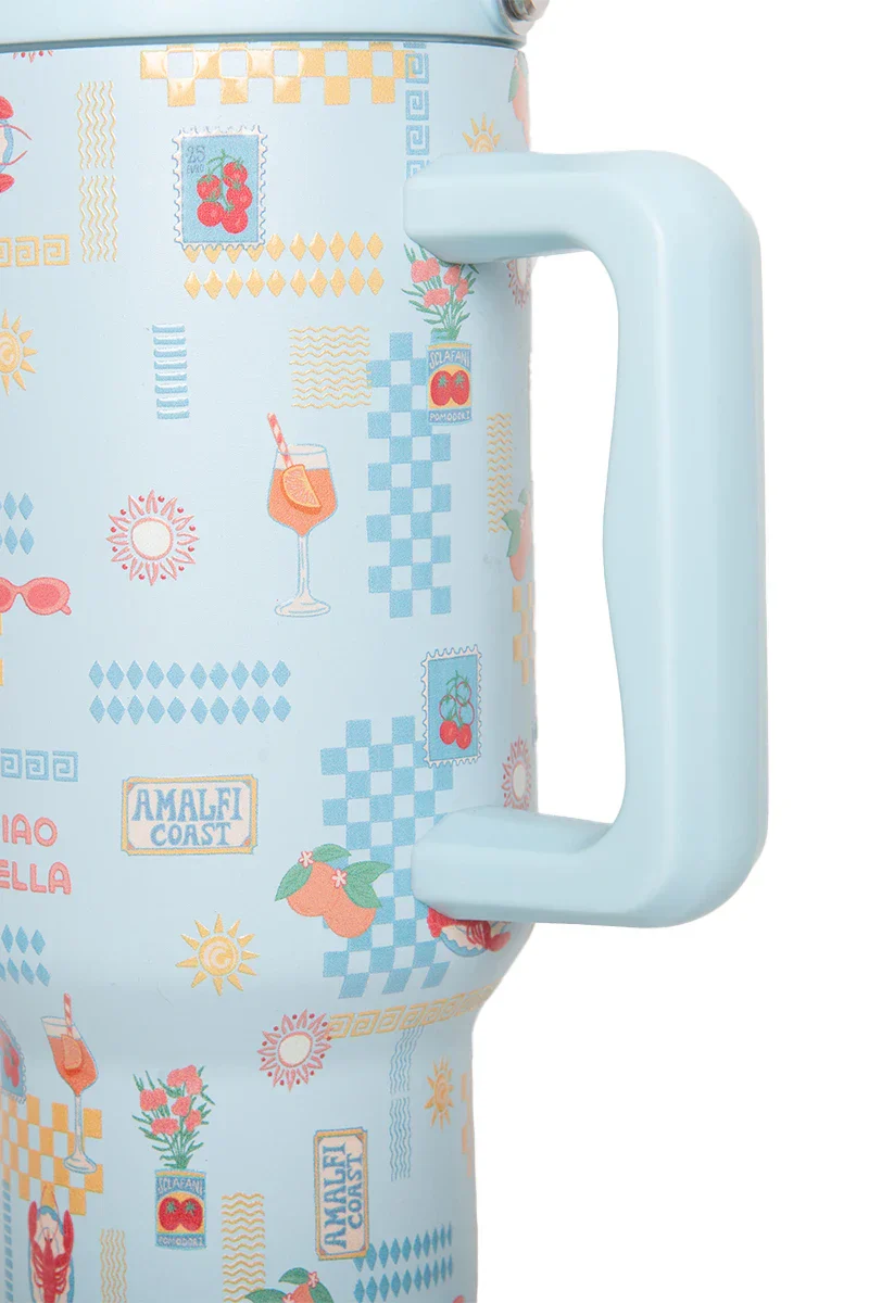 Italian Summer Stainless Steel Tumbler - Image 3