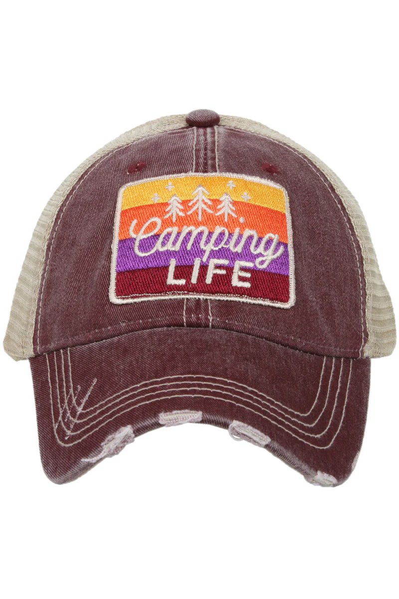 Camping Life Women's Trucker Hats - Image 3
