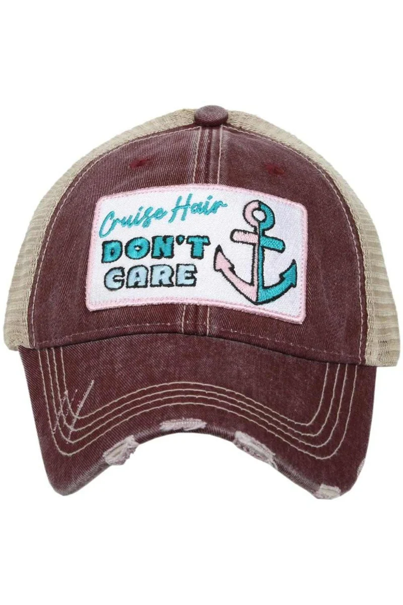 Cruise Hair Don't Care Women's Trucker Hats - Image 3