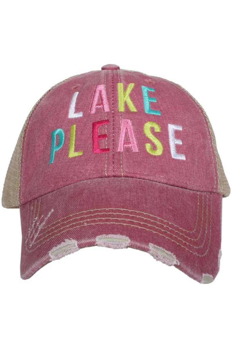 Lake Please (MULTICOLORED) Trucker Hats - Image 3