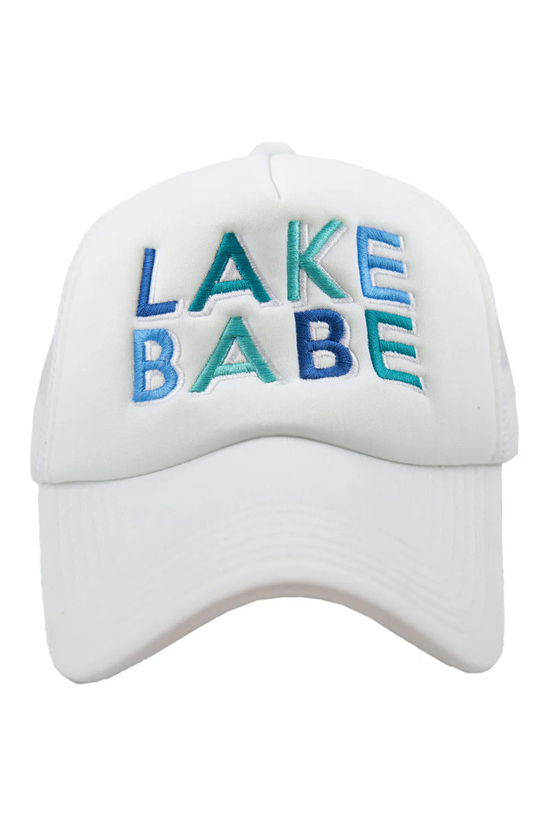 Lake Babe Cute Foam Trucker Hat - Image 4