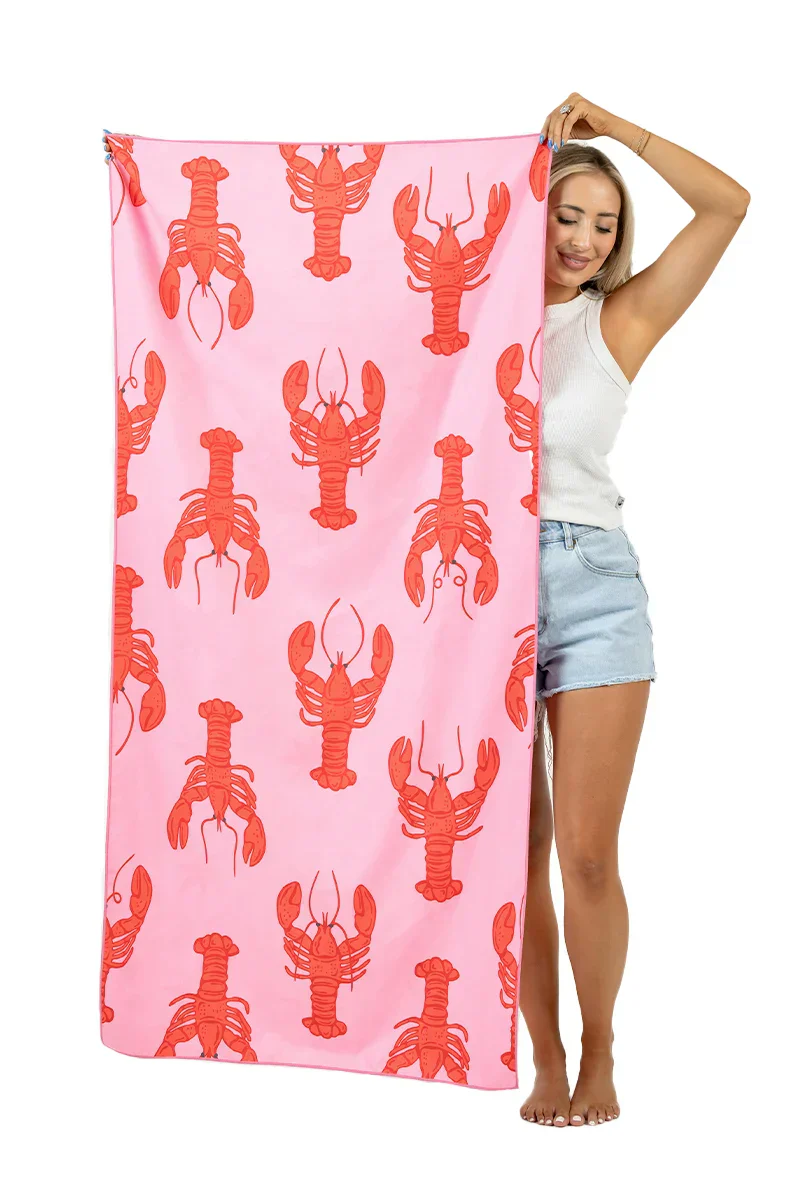 Lobster Reversible Quick Dry Towel - Image 7