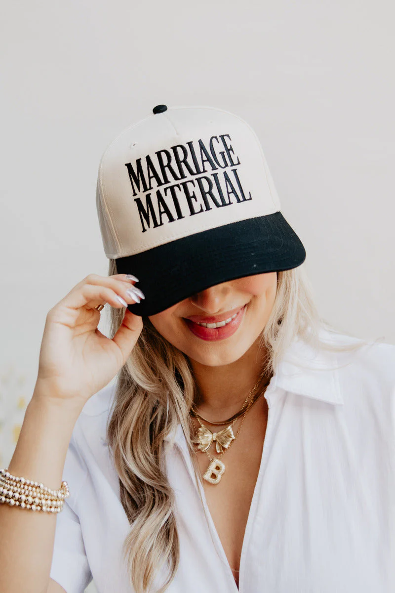 Marriage Material Two-Toned Retro Hat - Image 10