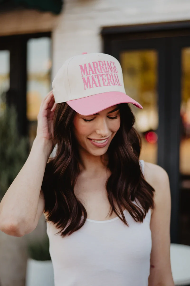 Marriage Material Two-Toned Retro Hat - Image 4
