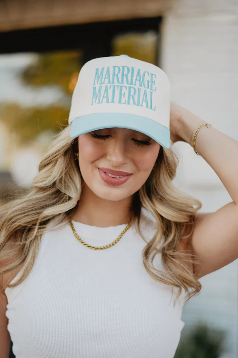 Marriage Material Two-Toned Retro Hat - Image 6