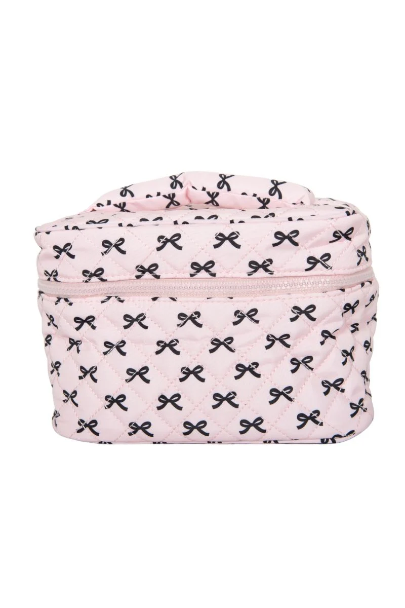 Mini Black Bows Travel Cosmetic Bag - Image 7