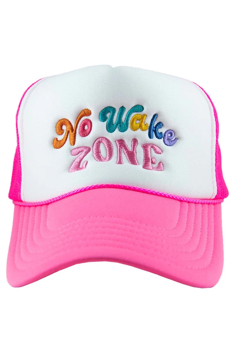 No Wake Zone Foam Trucker Hat - Image 4