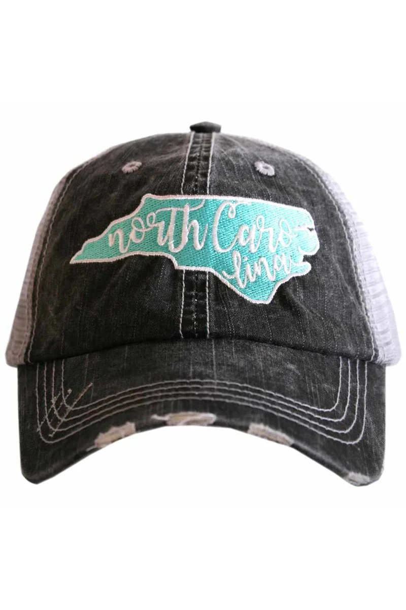 North Carolina State Patch Trucker Hat - Image 3