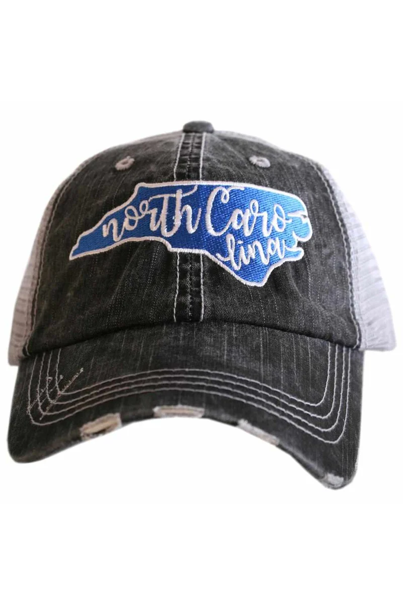 North Carolina State Patch Trucker Hat - Image 4