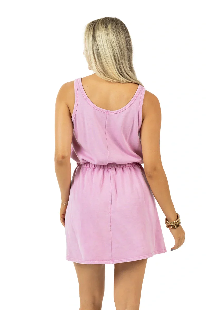 Pink Short Summer Dress - Image 5