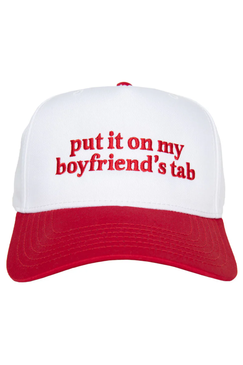 Put It On My Boyfriend's Tab Two-Toned Vintage Hat - Image 7