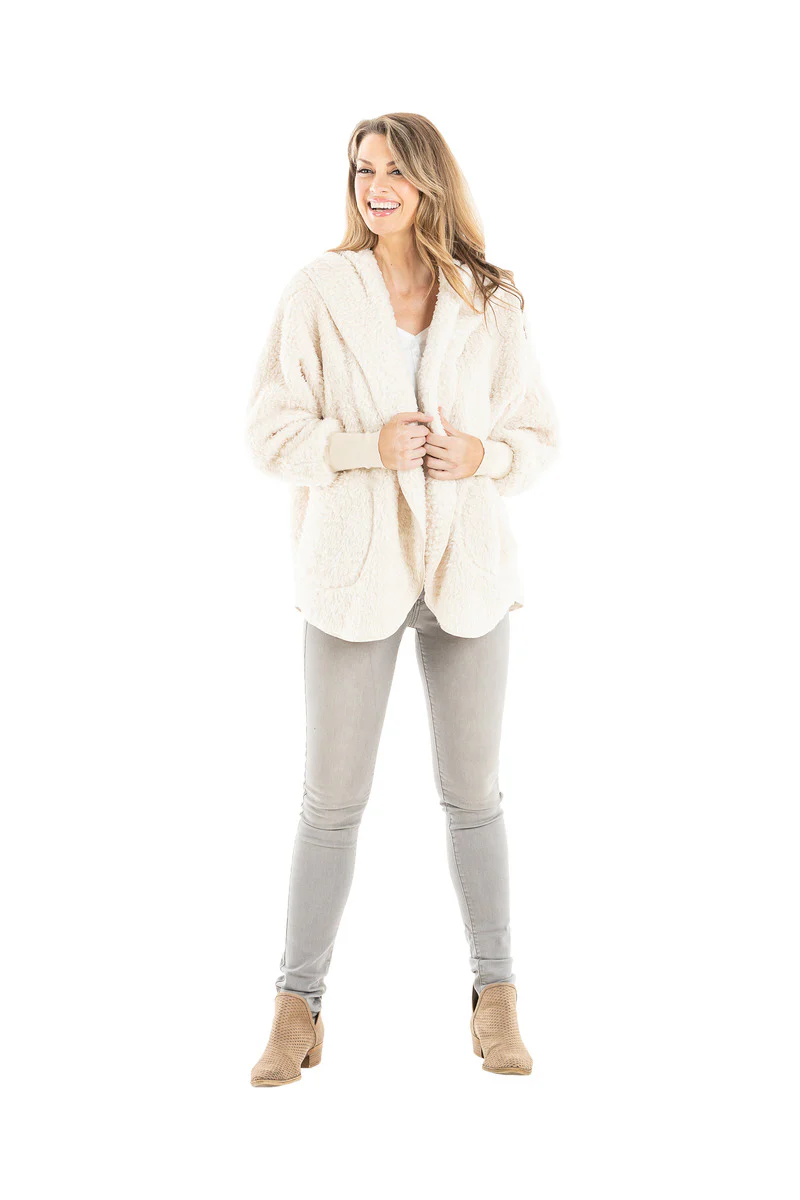 Sherpa Body Wrap/Cardigan for Women Hoodie (7 colors) - Image 8