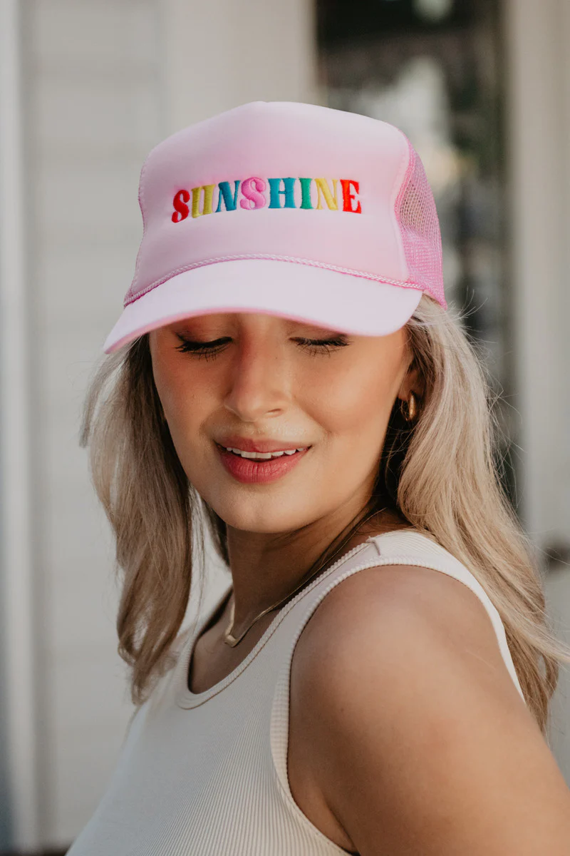 Sunshine (Multicolored) Foam Trucker Hat - Image 3