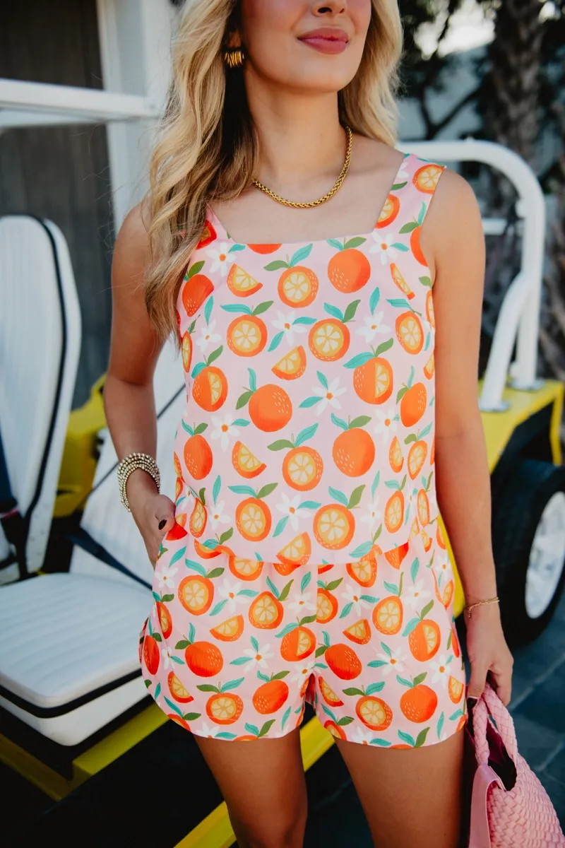Sweet Oranges Cute Two Piece Set - Image 2