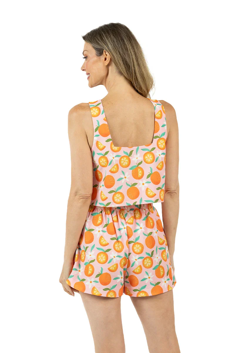 Sweet Oranges Cute Two Piece Set - Image 8
